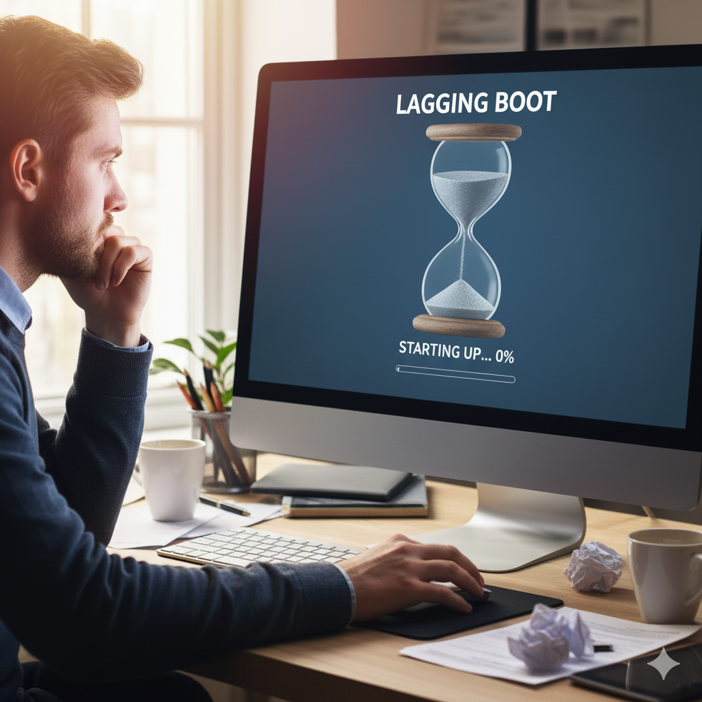 Mejora el arranque de tu ordenador en Consiste Informática (Boadilla del Monte) donde lo limpiaremos de polvo, mejoraremos la refrigeración, ampliaremos la RAM y cambiaremos el disco duro por un SSD si fuera necesario