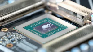 Un procesador con la pasta térmica nueva