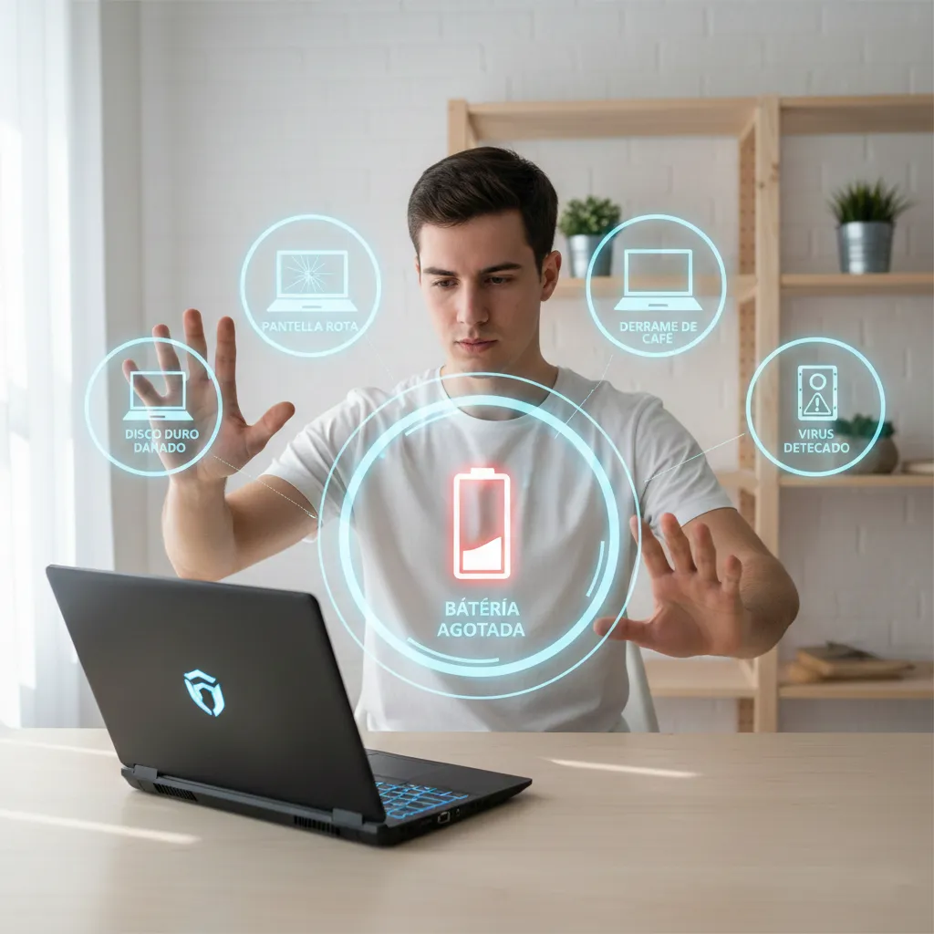 Reparación de ordenadores portátil en Boadilla del Monte con técnico analizando opciones de reparación