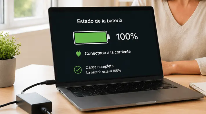 calibrar batería de portátil para mejorar la precisión de carga